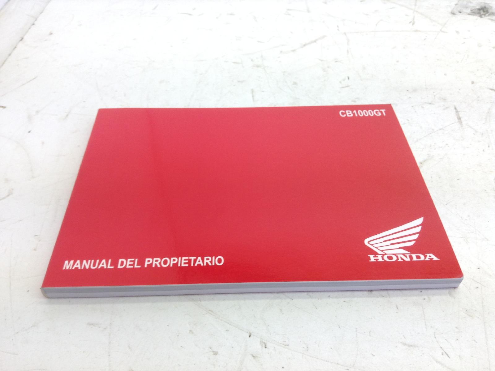 Honda cb gt abs km0 1000 manuale uso e manutenzione - lingua 2026 2026 jh2sc93a