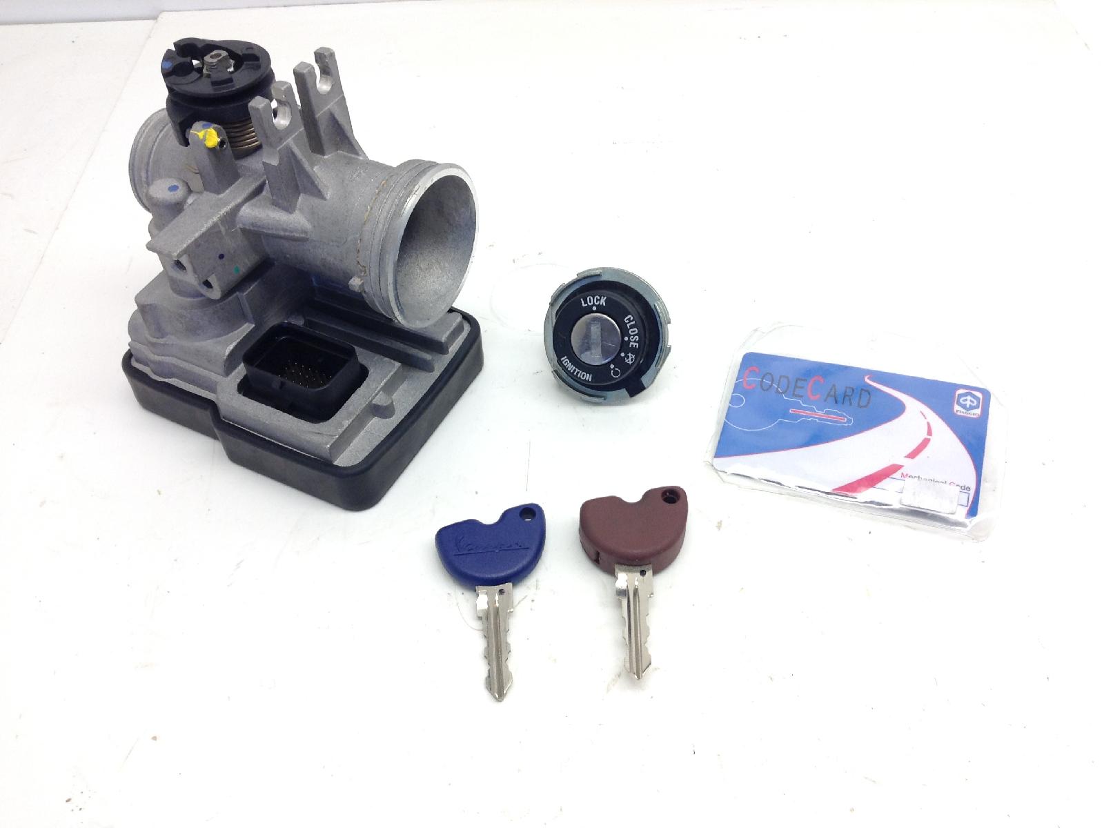 Piaggio vespa primavera 4t 3v ie abs e5 km0 125 blocchetto accensione e chiavi 2020 2023 md1100