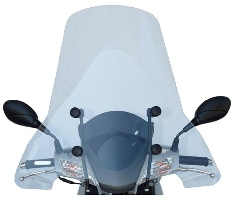 Cupolino parabrezza fabbri peugeot lxr 125 200 restyling 2009 2013 top alto