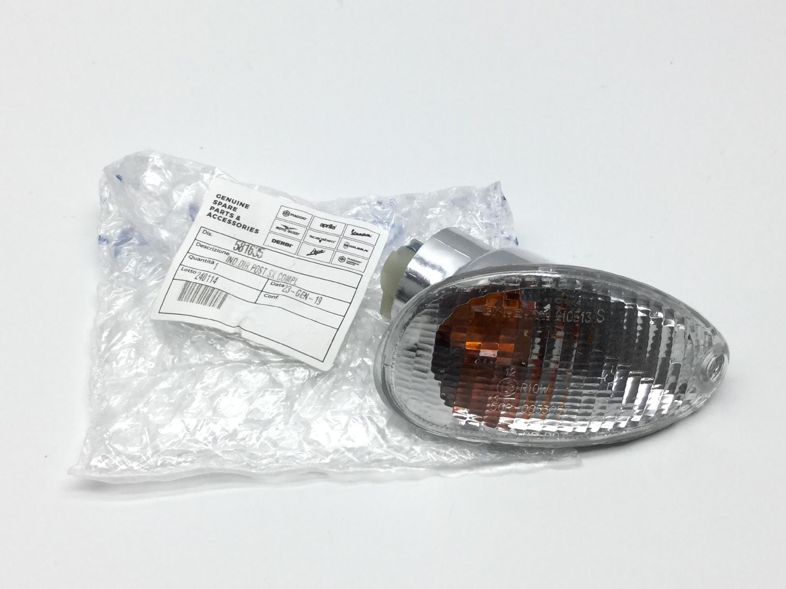Piaggio vespa et4 125 freccia indicatore lampeggiatore posteriore sinistro 1999 2002 m1900