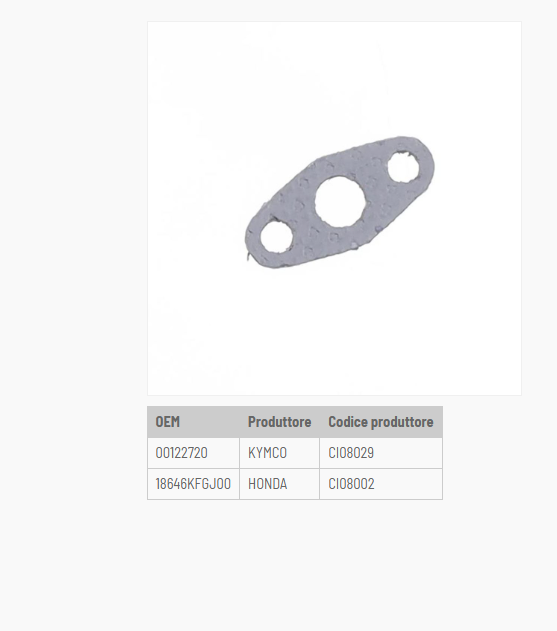 Kymco g-dink 125 guarnizione aspirazione 2012 2012
