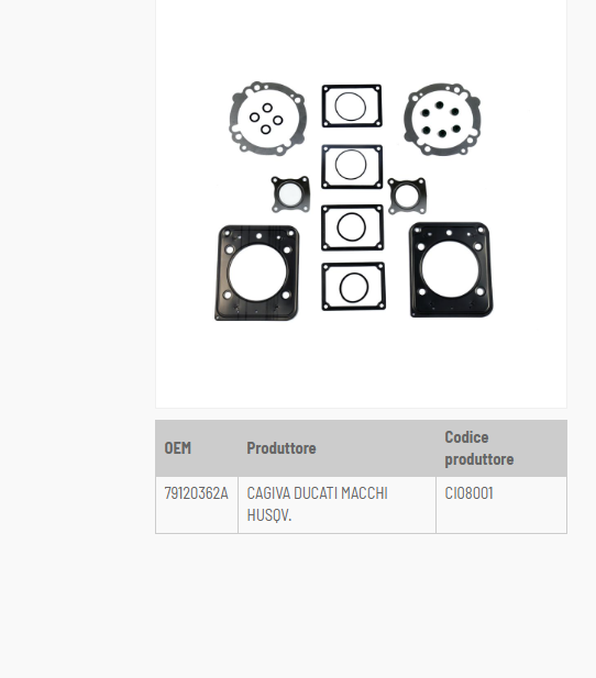Ducati sport touring 3 europe / usa 1000 kit guarnizioni 2004 2007