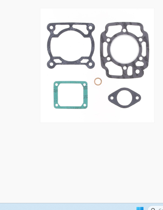 Gilera arizona 200 kit guarnizioni serie smeriglio 1987 1989