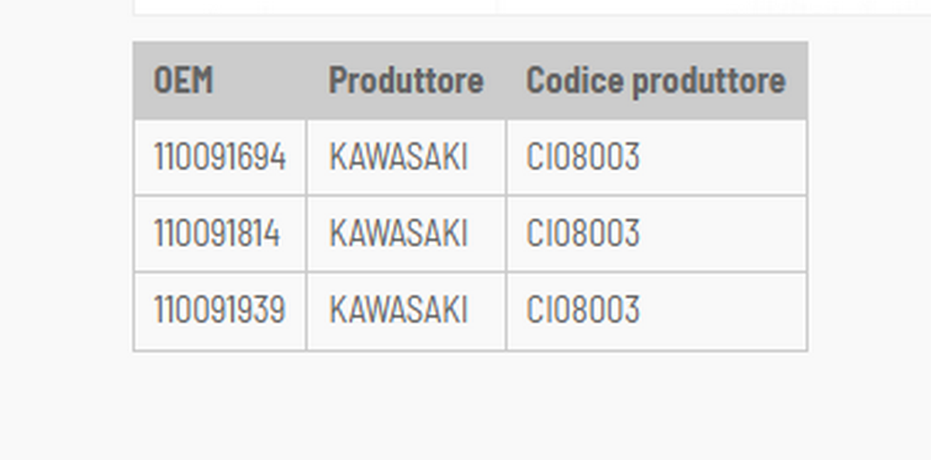 Kawasaki kx 125 guarnizione lato frizione esterna 1988 1991