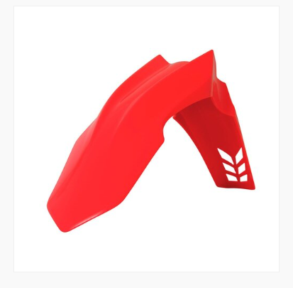 Honda crf r 250 parafango anteriore ventilato rosso 2014 2016