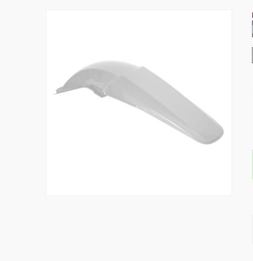 Honda crf r 450 parafango posteriore bianco 2002 2004