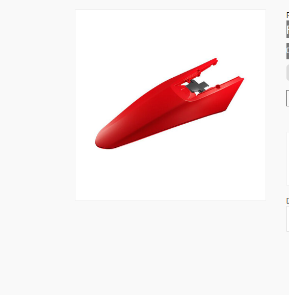 Gas gas mc 125 parafango posteriore rosso 2024 2026