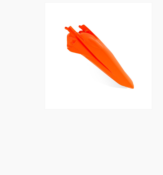 Ktm sx 125 parafango posteriore arancione fluo 2019 2022