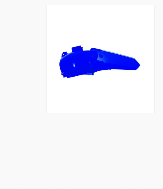 Yamaha yz 125 parafango posteriore blu 2015 2021