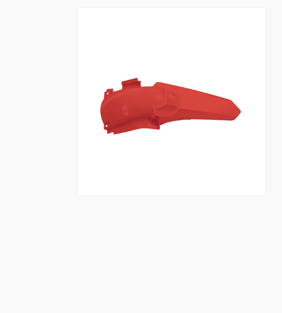 Yamaha yz 125 parafango posteriore rosso ducati fluo 2015 2021