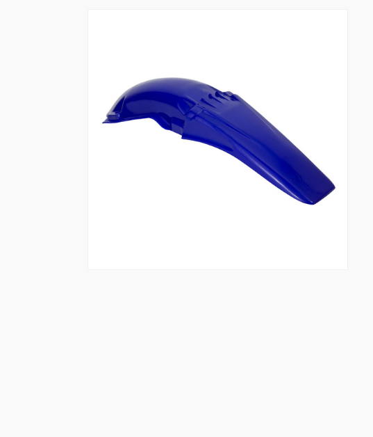 Yamaha yz 125 parafango posteriore blu 1996 2001