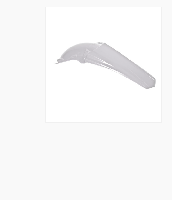 Yamaha yz f 250 parafango posteriore bianco 2006 2009