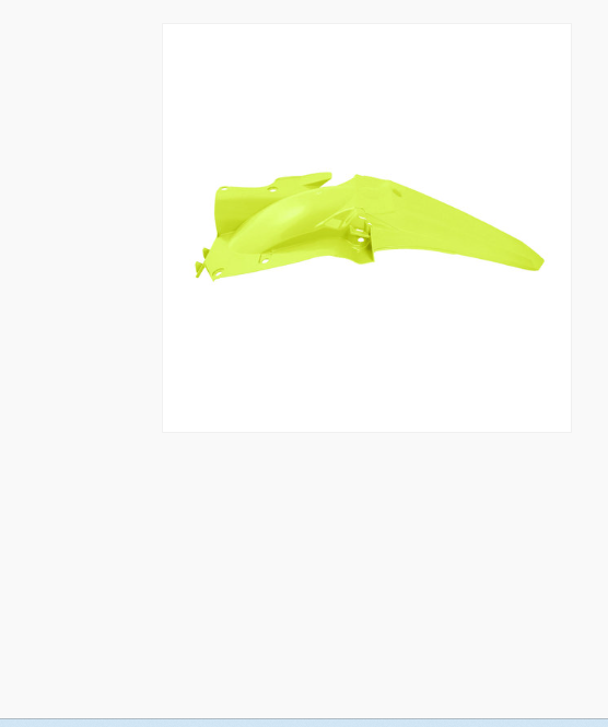 Yamaha yz f 250 parafango posteriore giallo fluo 2014 2018