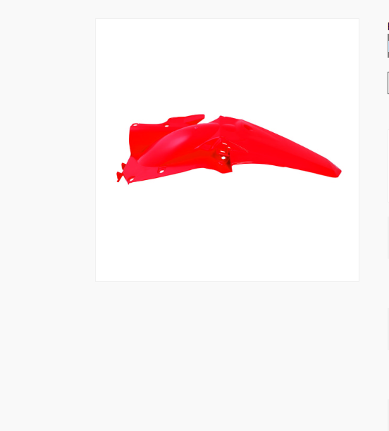 Yamaha yz f 250 parafango posteriore rosso crf 2014 2018