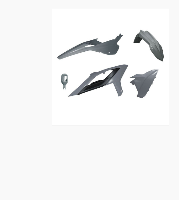 Beta rr 2t 125 kit plastiche 4 pezzi grigio quantum 2023 2024