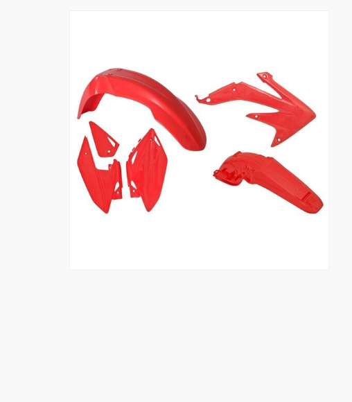 Honda crf x 450 kit plastiche 4 pezzi rosso 2008 2017