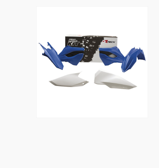 Husaberg fe 250 kit plastiche 4 pezzi bianco blu 2013 2014
