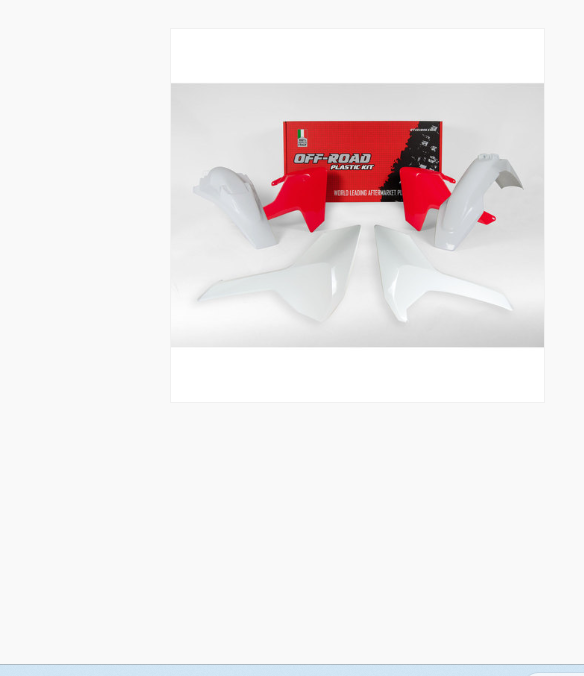 Husqvarna fe 250 kit plastiche 4 pezzi bianco rosso 2017 2019