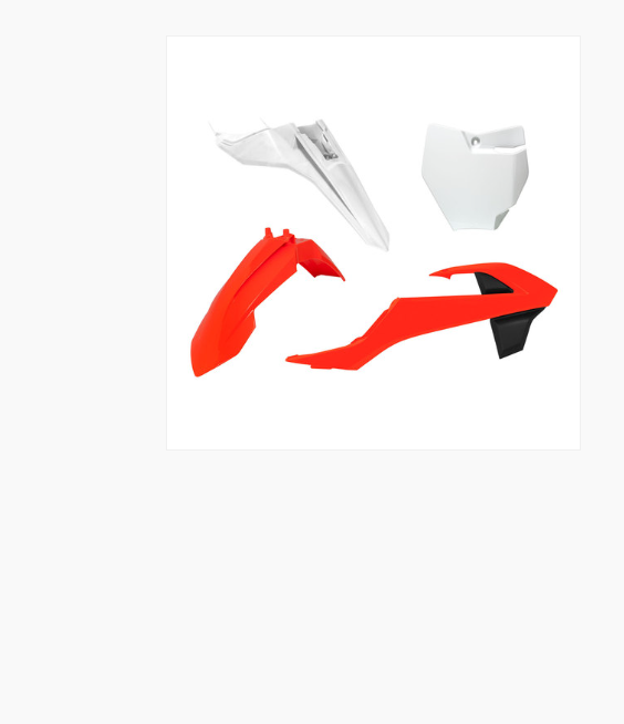 Ktm sx 65 kit plastiche 4 pezzi bianco-arancione k 2016 2023