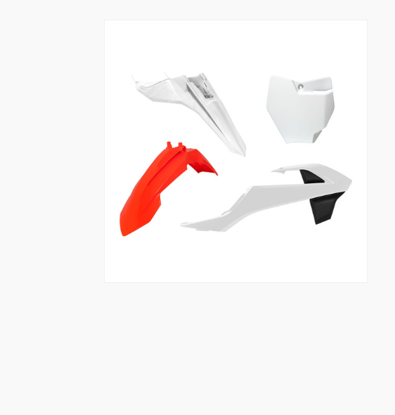 Ktm sx 65 kit plastiche 4 pezzi bianco-nero-arancione k 2016 2023