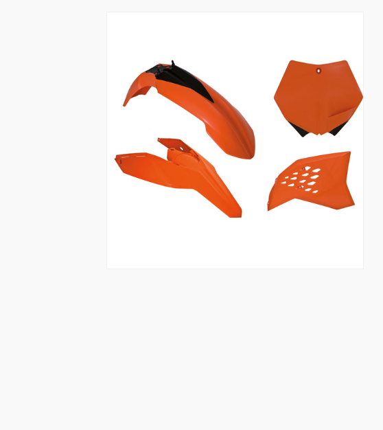 Ktm sx 250 kit plastiche 4 pezzi arancione k 2007 2010