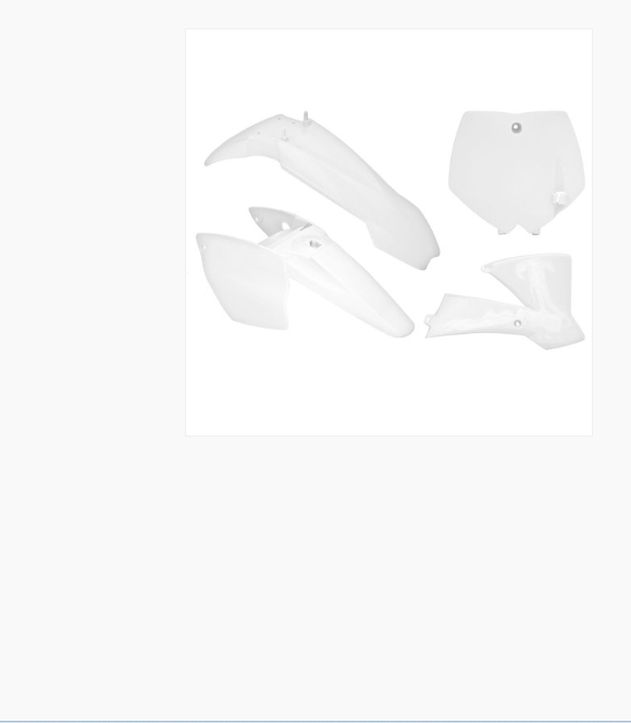 Ktm sx 65 kit plastiche 4 pezzi bianco 2002 2008