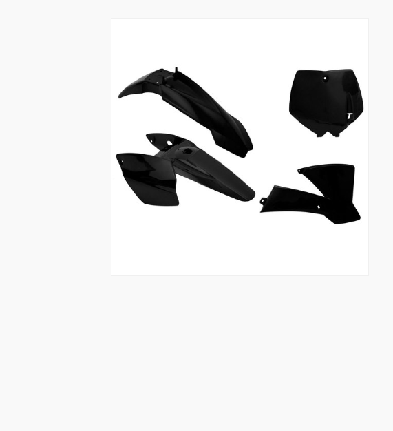 Ktm sx 65 kit plastiche 4 pezzi nero 2002 2008