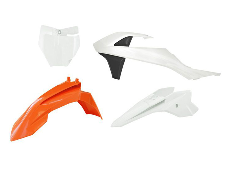 Ktm sx 50 kit plastiche 4 pezzi arancione - bianco - nero 2016 2023