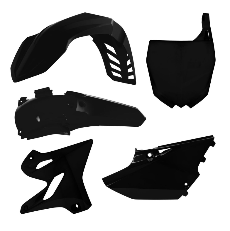 Yamaha yz 125 kit plastiche 5 pezzi nero 2015 2021