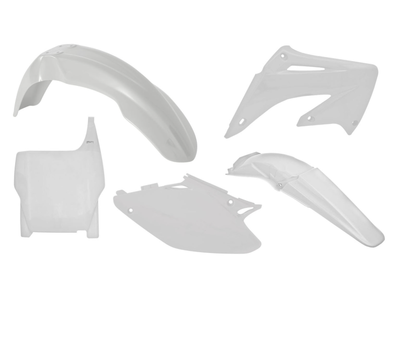 Honda cr r 125 kit plastiche 5 pezzi bianco 2004 2007