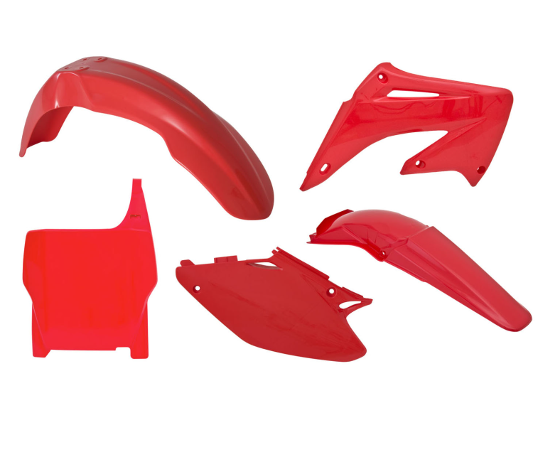 Honda cr r 125 kit plastiche 5 pezzi rosso crf 2004 2007