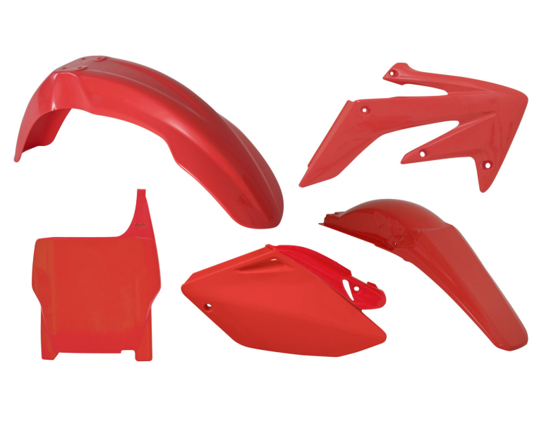 Honda crf r 250 kit plastiche 5 pezzi rosso crf 2004 2005