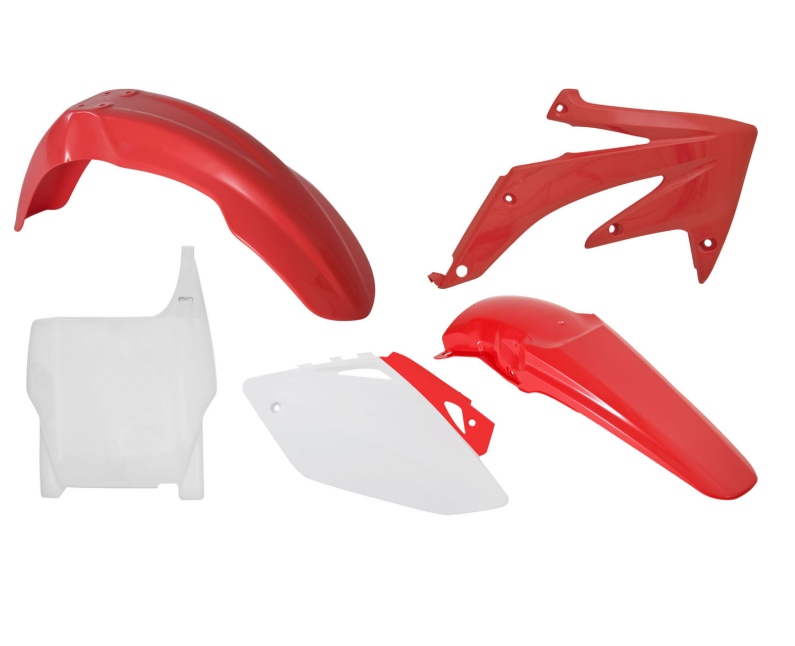 Honda crf r 450 kit plastiche 5 pezzi bianco rosso 2005 2006