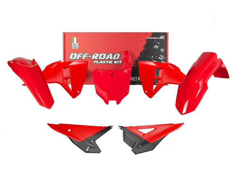 Honda crf rwe 250 kit plastiche 5 pezzi rosso nero 2025 2026