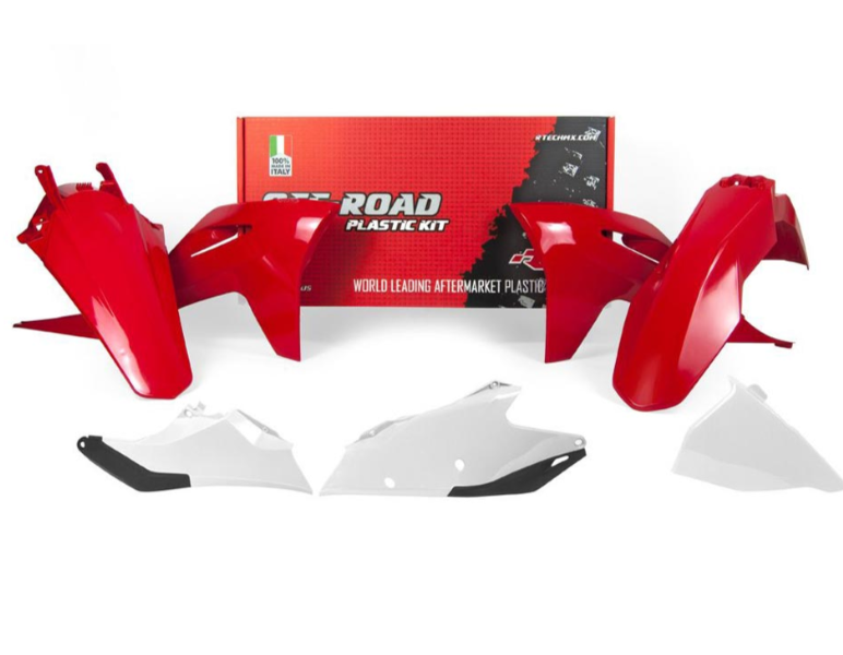 Gas gas ec 250 kit plastiche 5 pezzi rosso bianco nero 2021 2023