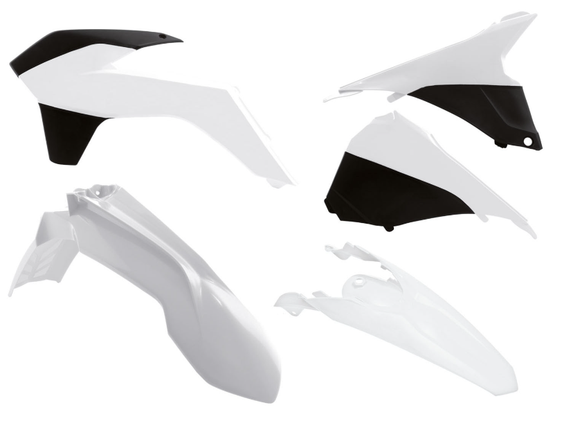 Ktm exc 125 kit plastiche 5 pezzi bianco 2014 2016
