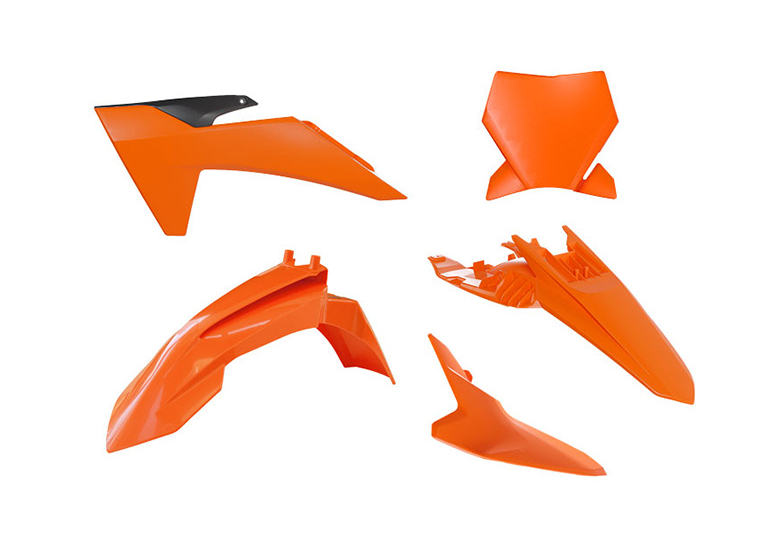 Ktm sx 65 kit plastiche 5 pezzi arancione k 2024 2026