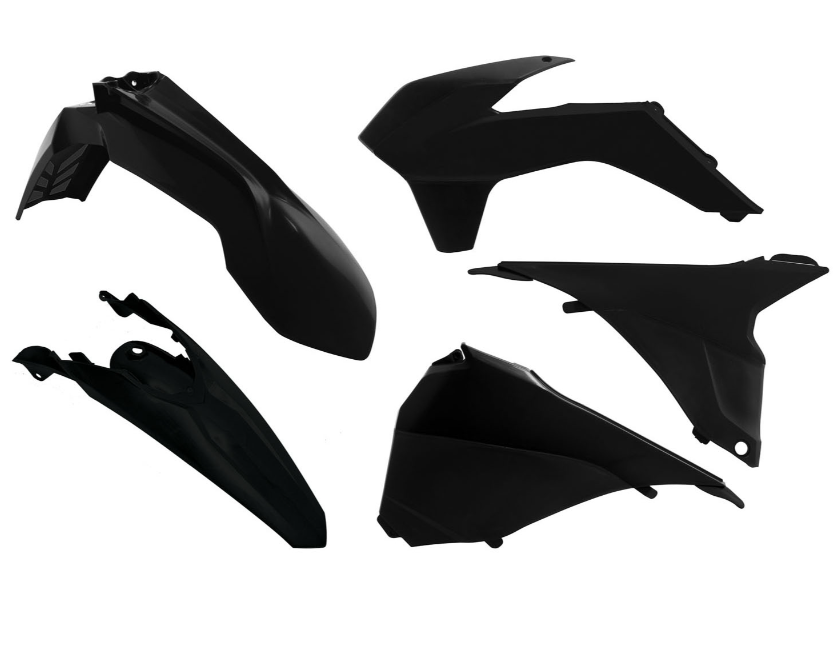 Ktm exc 125 kit plastiche 5 pezzi nero 2012 2013
