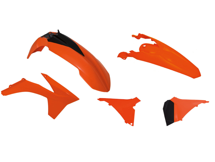 Ktm exc 125 kit plastiche 5 pezzi arancione k 2012 2013