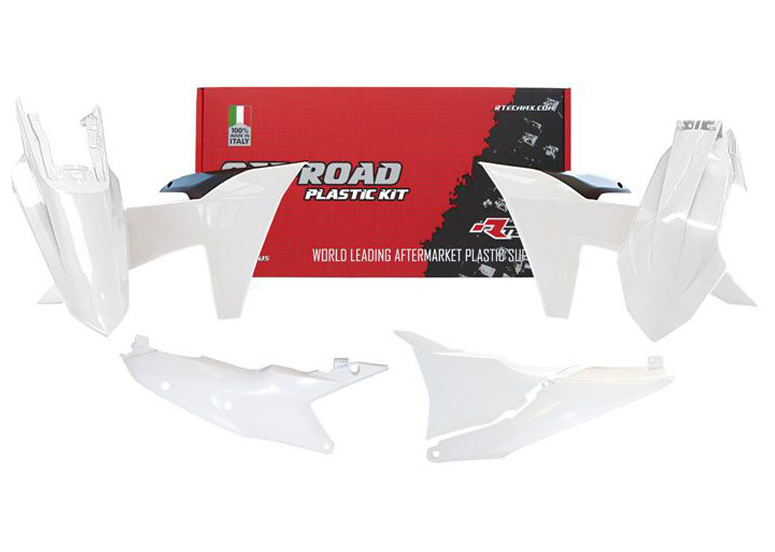 Ktm exc tpi iniezione 150 kit plastiche 5 pcs bianco nero 2024 2025