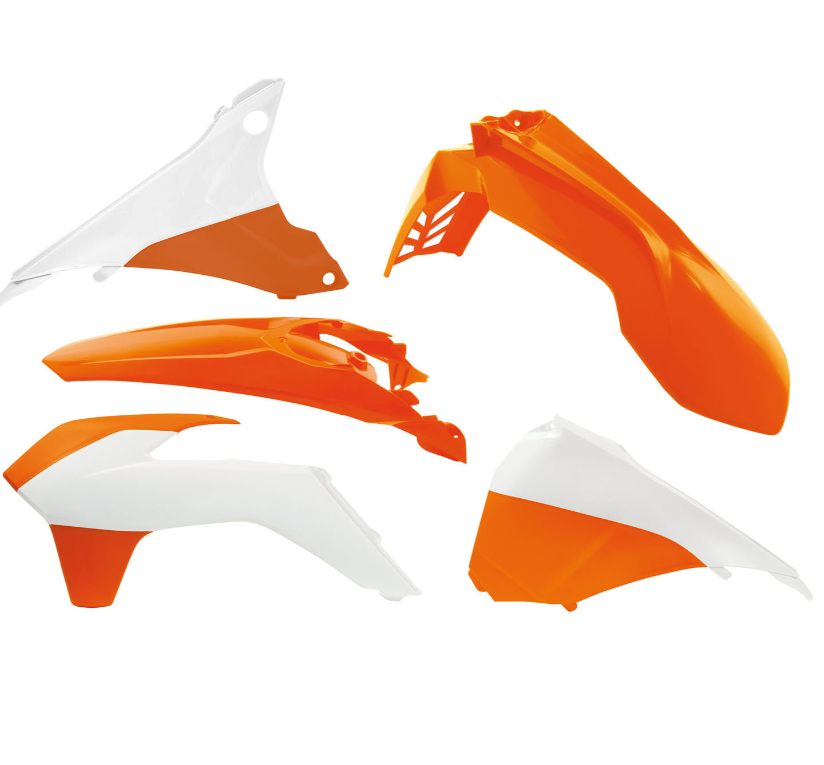 Ktm exc 125 kit plastiche 5 pezzi arancione k 2014 2016