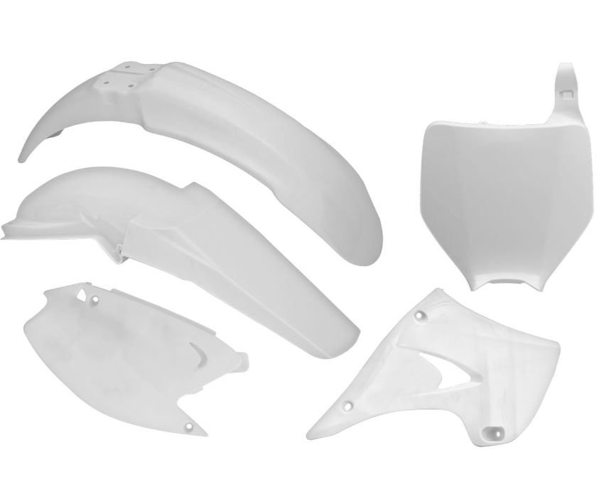 Kawasaki kx 125 kit plastiche 5 pezzi bianco 2003 2008