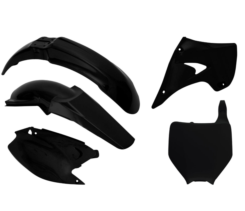 Kawasaki kx 125 kit plastiche 5 pezzi nero 2003 2008