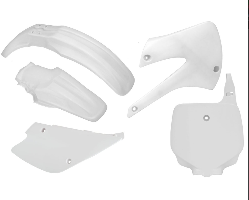 Kawasaki kx 100 kit plastiche 5 pezzi bianco 1998 2013