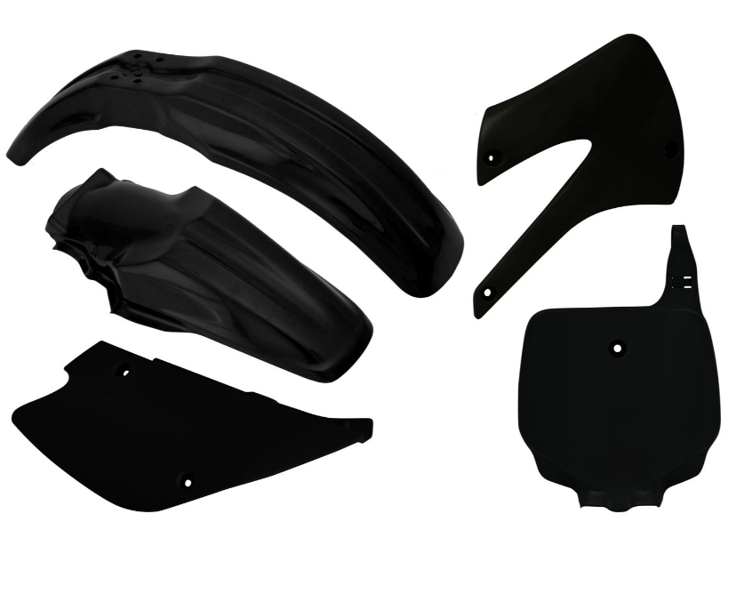 Kawasaki kx 100 kit plastiche 5 pezzi nero 1998 2013
