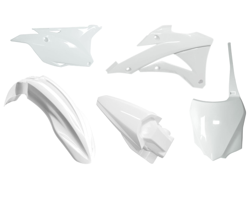 Kawasaki kx 85 kit plastiche 5 pezzi bianco 2014 2022