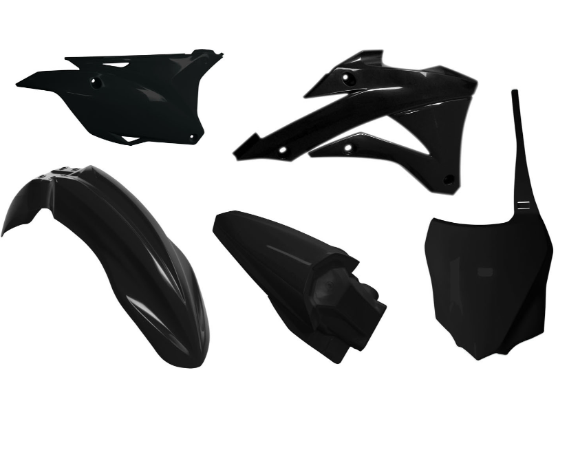 Kawasaki kx 85 kit plastiche 5 pezzi nero 2014 2022