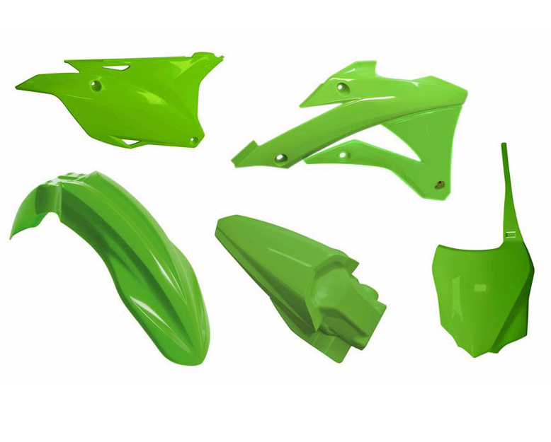 Kawasaki kx 100 kit plastiche 5 pezzi verde 2014 2021