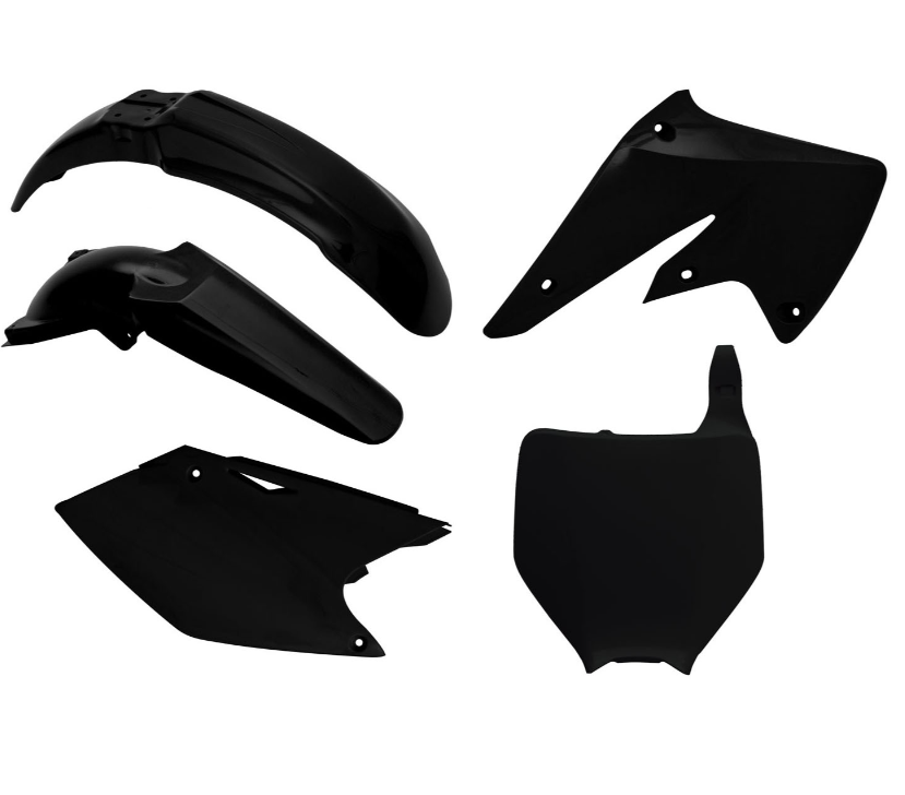 Kawasaki kx f - kxf 250 kit plastiche 5 pezzi nero 2004 2005