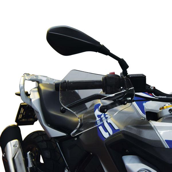 Bmw g 310 gs 310 coppia di paramani paramano protezioni fume chiaro 2017 2024